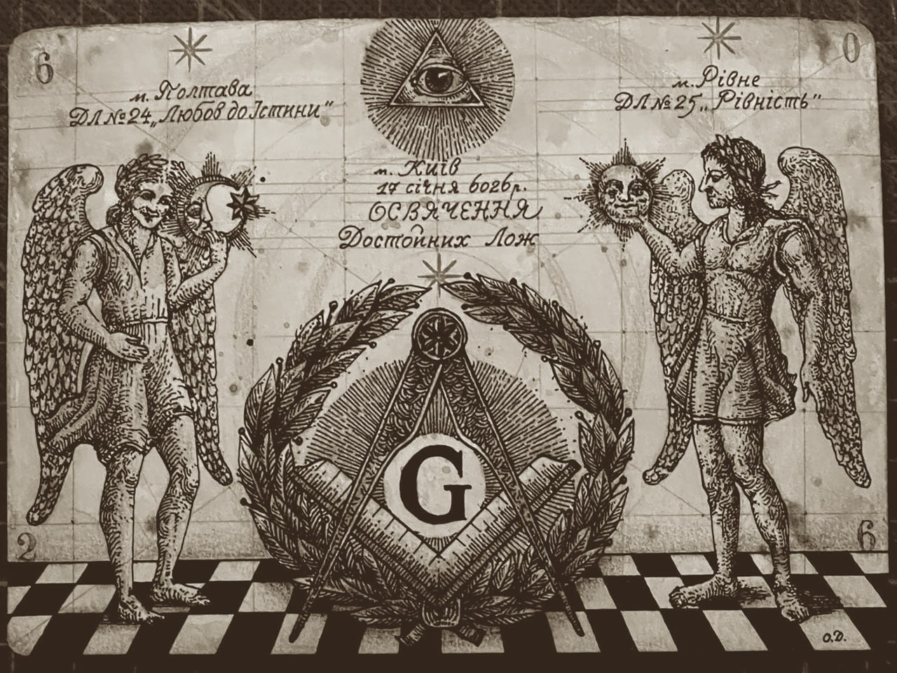 Січень 2026 року / Київ / Україна / Освячення нових Достойних Лож.